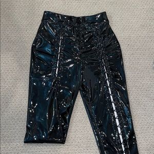 HOUSE OF CB Shiny Lace Up Pants